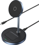 Bezprzewodowa stacja ładująca Ugreen CD317 2in1 Qi2 USB-C MagSafe Black (6957303896684) - obraz 1