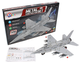 Металлический конструктор ТехноК F-16 арт.9598, 430 деталей, модель истребителя, от 7 лет - изображение 4