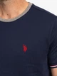Футболка хлопковая длинная мужская U.S. Polo Assn 11D225-2X00A(Classic Navy) XL Темно-синяя (786660957839) - изображение 4