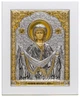 Ікона срібна Ekklesia Покров Пресвятої Богородиці (13x15,5 см.) (6705/2W) - изображение 1
