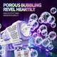 Пистолет генератор мыльных пузырей bubble gun p162 автоматический электрический фиолетовый для детей - изображение 3