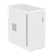 Корпус для ПК GAMEMAX A200-WH-NP без блока живлення micro-ATX корпус для офісу та дому White - изображение 2