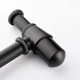 Сифон для раковини Mixxus Siphon-01 BLACK 1 1/4" без випуску (під донний клапан) чорний/латунь - зображення 4