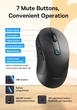 Компьютерная мышь Baseus F02 Ergonomic Wireless Mouse Black, 2.4G, ВТ 5.2, 1000-4000 DPI, 1хАА, B01055505111-01 - изображение 5