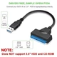 Кабель адаптер SATA 3, 22pin to USB 6Gbps Black, Для HDD та SSD - зображення 2
