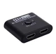 HDMI разветвитель двунаправленный Bi-Direction Switch на 2 порта 4К 60Hz Plastic, Black, переключатель + коммутатор 2x1, 1x2, для PC, XBox, PS4, PS5, видеоплееров - изображение 1