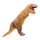Надувний костюм динозавра T-Rex 150-195cm. Коричневий динозавр надувний костюм - зображення 2