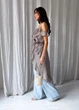 Блузка з воланами довга ART KNIT кавова, M 040745 - зображення 9