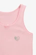 Майка білизна для дівчинки Nicoletta 178585 128-134 см Рожевий shop (2000990915702) - зображення 2