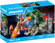 Zestaw zabawek dla dzieci Playmobil Bohaterski pojedynek z jaszczurem (71831) (4008789718310) - obraz 1