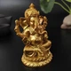 Статуэтка Ганеша RESTEQ — фигурка для интерьера Ganesha 4x4x7 см, декоративный элемент для дома и офиса, символ удачи и - изображение 2