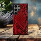 Накладка SkinBacker Mini Python Scales для Samsung Galaxy S24 Ultra Червоний (79546) - зображення 2