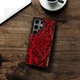 Накладка SkinBacker Mini Python Scales для Samsung Galaxy S24 Ultra Червоний (79546) - зображення 4