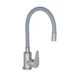 Lidz Vida 015F3 Смеситель для кухни Grey (k35) с гибким изливом LDVID015F3GRE43356 - изображение 1