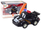Autko policyjne Lean Toys klasyczne z napędem światłami i dźwiękami 1:38 Czarny (20667) (5905991029557) - obraz 2