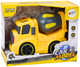 Autko betoniarka Lean Toys obracana z napędem światłami i dźwiękami Żółta (18697) (5905991018674) - obraz 1