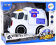 Автомобіль швидкої допомоги Lean Toys зі світлом і звуком Білий (18701) (5905991018643) - зображення 1