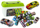 Zestaw zabawek Lean Toys Resoraki w walizce (20152) 30 szt (5905991023371) - obraz 1