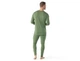 Термофутболка с длинным рукавом мужская Smartwool Men's Classic All-Season Merino Baselayer Longs Sleeve Boxed L Зелений - изображение 3
