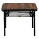 Стол Bo-Camp Woodbine 56x34 cm Чорний-Коричневий - изображение 2