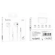 Навушники (провідні) Hoco для M101 Crystal joy wire-controlled earphones with microphone 3.5mm White - зображення 3