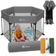 Манеж Lionelo ROEL PLUS GREY MULTICOLOR - изображение 3