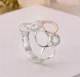 Серебряное кольцо с золотой накладкой и фианитами Праздник 925 Gold 16 размер - изображение 2
