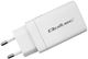 Ładowarka sieciowa Qoltec GaN 65W 5-20V 2x USB-C PD 1x USB QC 3.0 White (5901878518220) - obraz 2