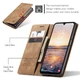 Чехол-книжка CaseMe из нубука для Samsung A25 Светло-коричневый - изображение 7