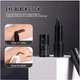 Помада матова чорна ibcccndc Eye Black Stick, матова чорна помада для гриму, 3,8 г - зображення 5