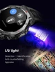 Смарт часы мужские VALDUS VD47 PRO Black (тонометр, пульсометр, звонки, фонарик) 525мАг, Amoled екран - изображение 5