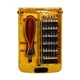 Отвертка с набором бит SCREWDRIVER Набор 37в1 Для ремонта электроники Red-Yellow - изображение 2