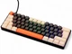 Игровая механическая клавиатура с RGB подсветкой на красных свитчах TKL 60% проводная клава механика ТКЛ - изображение 2