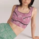 Спортивний топ Adidas Stella McCartney Truepurpose printed crop top HG6881 violet/white S - изображение 4