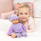 Лялька Bayer Design First Words Baby Lila 38 см (93826AF) (4003336419580) - зображення 3
