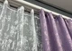 Комплект штор VR-Textil Жакард Мармур 150х270 2шт і Тюль 400х270 1764ш-1400т Бузковий з білим 71-020/3 - зображення 8