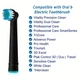 Сменные насадки для электрической зубной щетки Oral-B 4 шт., подходят для Precision Clean и др. Чёрные - изображение 4