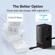 Мережевий подовжувач BASEUS Digital PowerStrip 65W 2 розетки + 1Type-C + 1USB 1.5m Чорний (PSLR000301) - зображення 5