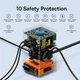 Мережевий подовжувач BASEUS Digital PowerStrip 65W 2 розетки + 1Type-C + 1USB 1.5m Чорний (PSLR000301) - зображення 7