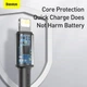 Кабель для зарядки и передачи данных Type-C - Lightning Baseus High Density 20W, 1m (CATLGD-01) Черный - изображение 5