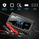 Inteligentna mikroprocesorowa ładowarka Qoltec 12V/24V 8A/4A LCD (5901878524900) - obraz 9
