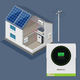 Hybrydowy inwerter Qoltec 3.5 kW 100A 24V MPPT Sinus Wi-Fi option (5901878538648) - obraz 12