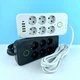 Подовжувач мережевий перенесення 5 метрів F06U на 6 розеток + 4USB + 1Type-C Білий (009s) - зображення 4