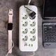 Сетевой фильтр удлинитель на 8 розеток с 3 USB 1 Type-C и кнопкой отключения F20U 2.8 м Белый HP-5-27 - изображение 2
