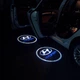 Бездротове Підсвічування дверей з логотипом авто Hyundai (Хендай) на батарейках - зображення 2