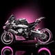 Конструктор мотоцикл BauTech спортивний 1000RR 1920 деталей Рожевий (1014-925-00) - зображення 4