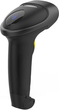 Skaner kodów kreskowych Qoltec Wireless Laser 1D 2D USB Bluetooth Black-Yellow (5901878508801) - obraz 3