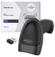 Skaner kodów kreskowych Qoltec Wireless Laser 1D 2D USB Bluetooth Black-Yellow (5901878508801) - obraz 7