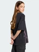 Детская футболка оверсайз для девочки Adidas Originals JX3881 128 см Black (4068811025571) - изображение 2