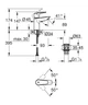 Смеситель для раковины GROHE START EDGE QUICKFIX 24199001 - изображение 2